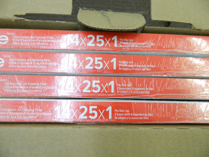 Filtrete Micro Allergen Reduction Filters 9804Dc-6, 14"X25"X1" Qty 8 7100188247