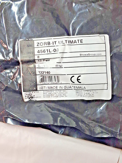 SHOWA Nitrile Cut Resistant Gloves Size 8 A4 QTY 12 Pair 4561L-08