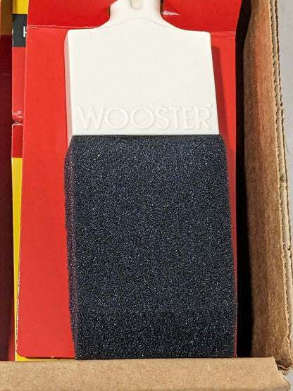 WOOSTER BRUSH Paint Brush 1-1/2" Wide Foam, Synthetic Bristle Qty 12 3103-1-1/2