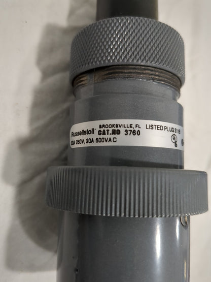 RUSSELLSTOLLPLUG 20A 3P4W 600V FS/FD (ALUMINUM) 3760