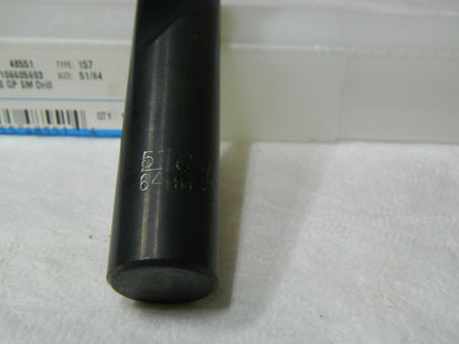 Chicago-Latrobe 51/64" HSS General Purpose SM Drills 48551