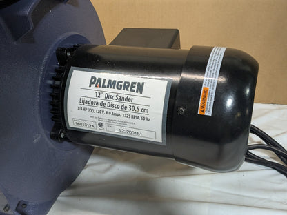 Palmgren Bench Top Disc Sander 12" Diameter 3/4 HP 120v 9681312 Parts / Repair