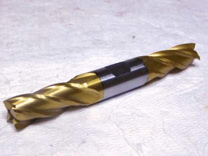 Interstate HSS Sq Dbl End Mill 11/16 Dia 4Fl 1-5/8 LOC 5-5/8 OAL 63325146