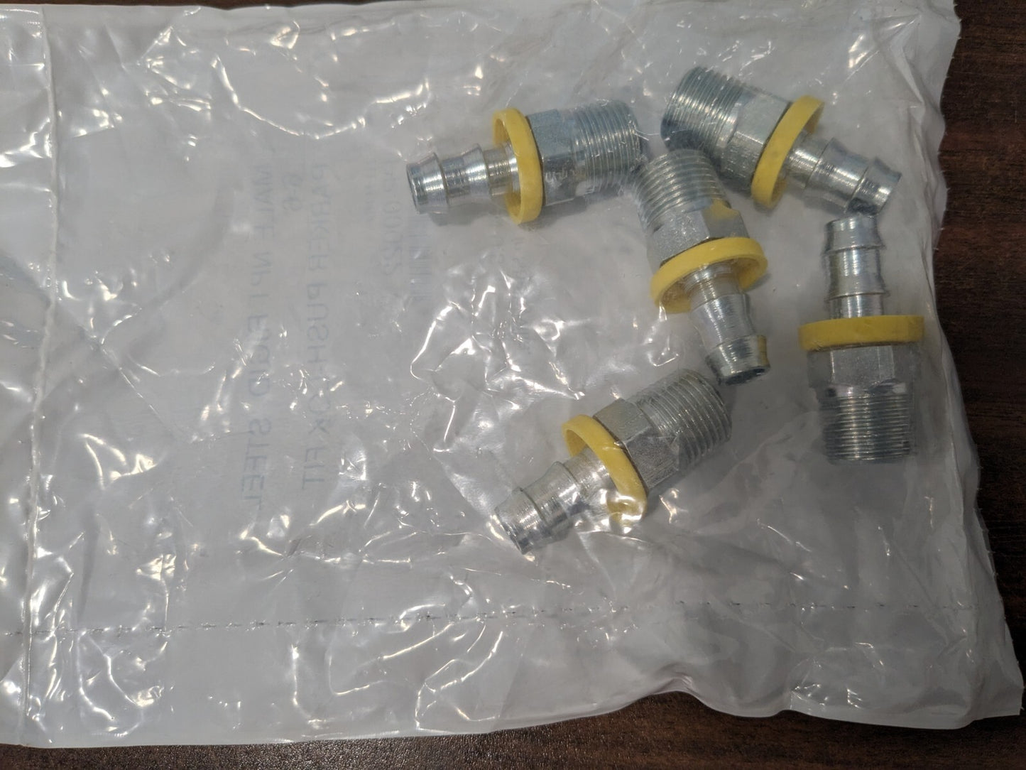 PARKER Hydraulic Hose Male NPTF Pipe Rigid Fitting 0.375" ID 6 mm 3/8-18 PP-0002