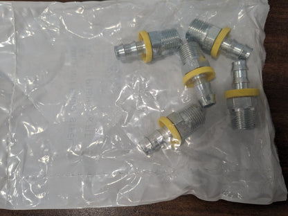 PARKER Hydraulic Hose Male NPTF Pipe Rigid Fitting 0.375" ID 6 mm 3/8-18 PP-0002