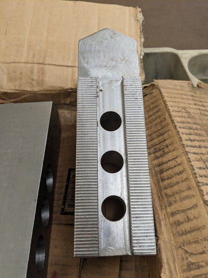 H&R Soft Lathe Chuck Jaw: Serrated 2-1/2 OAW, 3 OAH, 9 OAL Qty 3 HR-42-16-OP