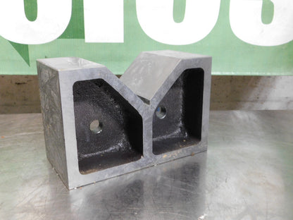 Groz Single Cast Iron V-Block 5 Max Cap 90° Angle VB/C/10