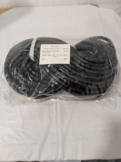 0.396" ID, Black MDPE Wire & Hose Harness Cable Sleeve, 100' Long 17005