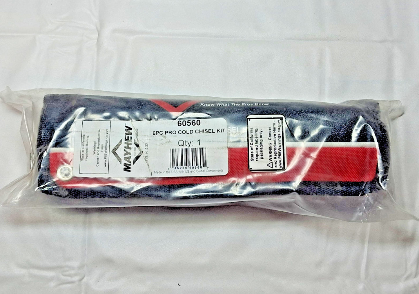 Mayhew 6 Pc Cold Chisel Set 1/4 - 3/4" 60560