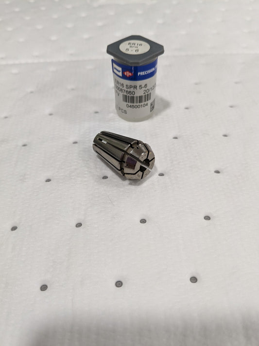 ISCAR ER Collet: ER16, 16.00 mm Collet Size, Through Coolant 4500104