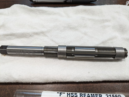Size F, Straight Shank Hand Adjustable Reamer 21560