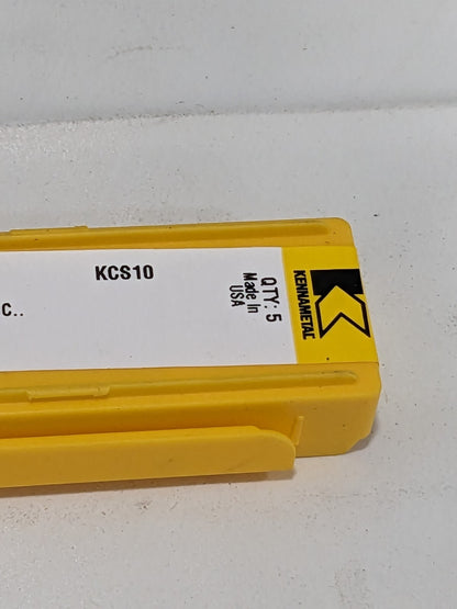 KENNAMETAL Turning Insert: CCMT2152FP KCU10, Carbide Qty 5 3769292