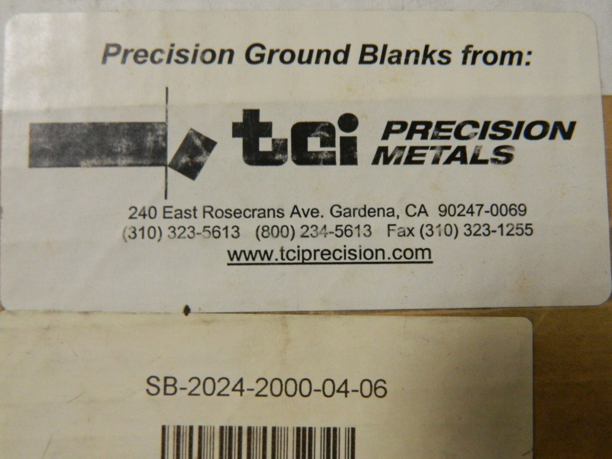 Precision  Aluminum Rectangular Bar 6" Long 4" Wide 2" Thick Allo