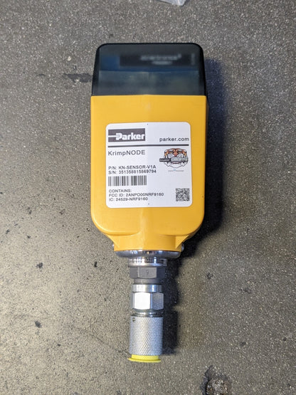 Parker Bench Mount Hose Crimper 60 Ton 3/16 to 1-1/4 Max. Cut Dia met