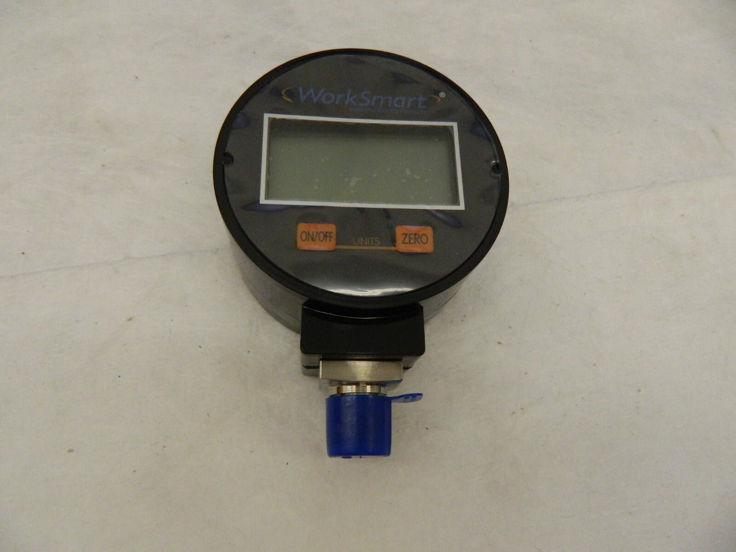 WORKSMART Pressure Gauge 2 1/2" Dial 15 psi 1/4"Thread NPT Lower Mount 59274597