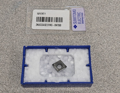 Sumitomo Turning Insert: 2NUCCGA32.51WG BN7500, PCBN 16RKWG4