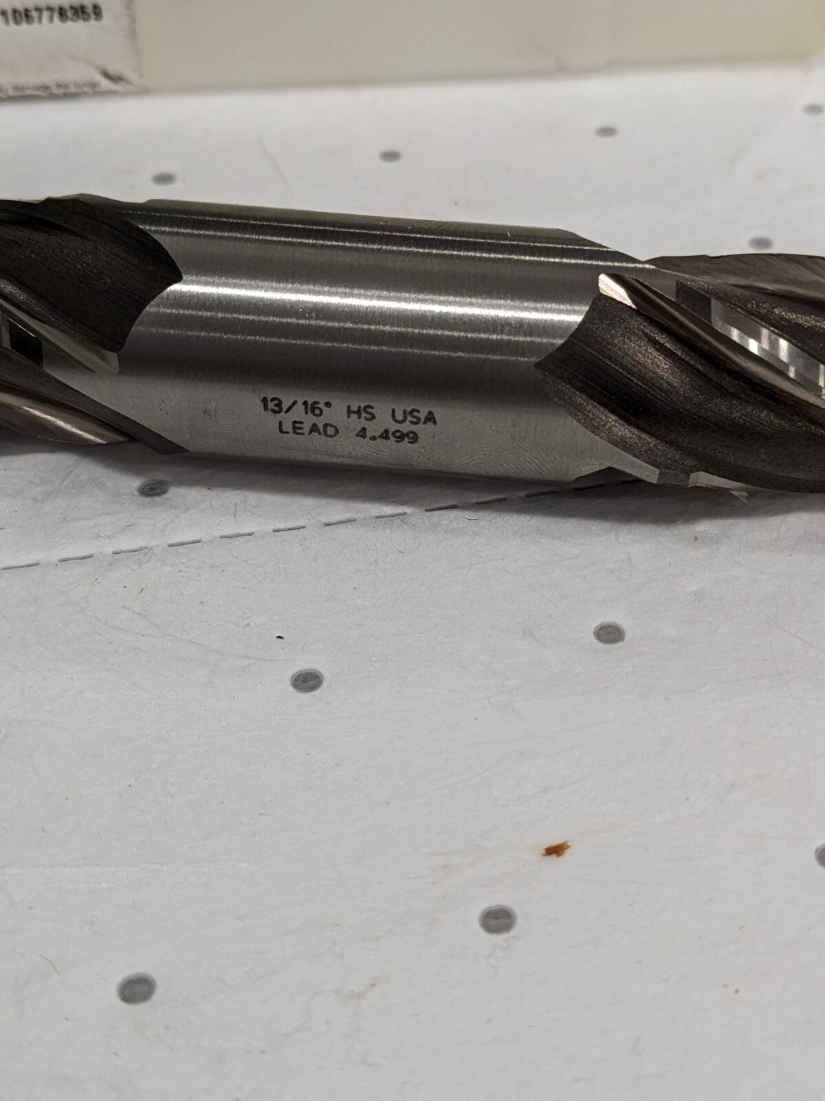 Putnam Square End Mill 13/16" x 7/8" x 1-7/8" x 6-1/8" 4F UC
