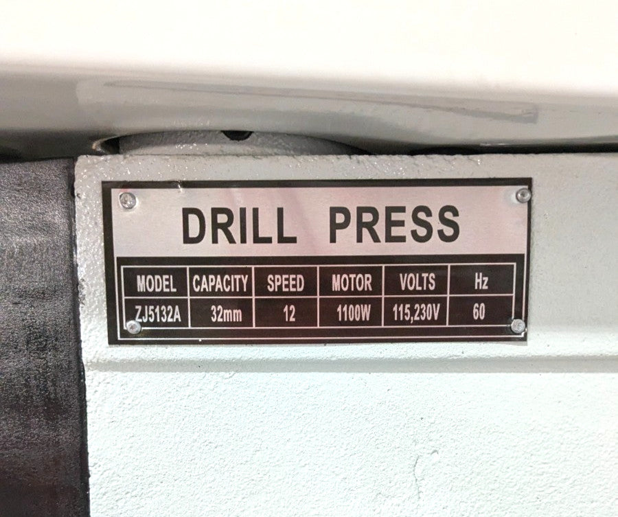 Enco Drill Press 20" 115V  1.5HP  12 Speed ZJ5132A  *Incomplete Scratch & Dent*