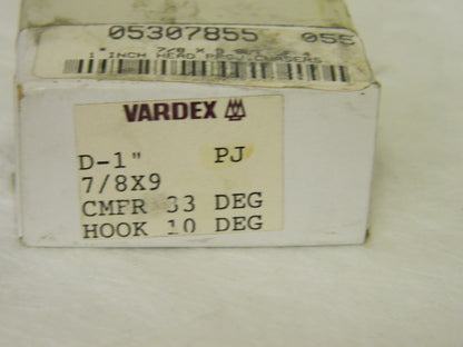 Vargus 7/8-9 UNC Thread, 10° Hook Angle, RH HSS Chaser set Of 4  DSD30006A