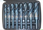 Drillco Reduced Shank Drill Bit Set 8 Pc 9/16 to 1" 118 deg HSS 090598