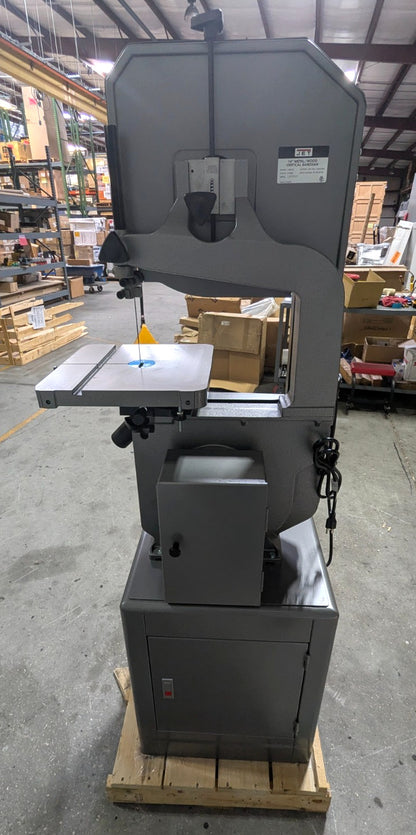 JET 14" Metal & Wood Vertical Bandsaw J-8201K 115/230V 1HP  Step Pulley/Gearbox