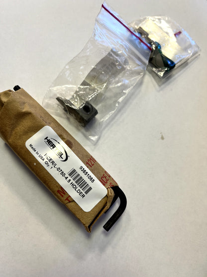 HERTEL Indexable Cutoff Toolholder: 0.812 DOC 1-5/8 Max Workpiece Dia RH