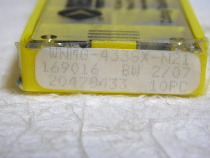Newcomer Products Carbide Inserts WNMG-433SX Grade-N21 Box of 10 USA