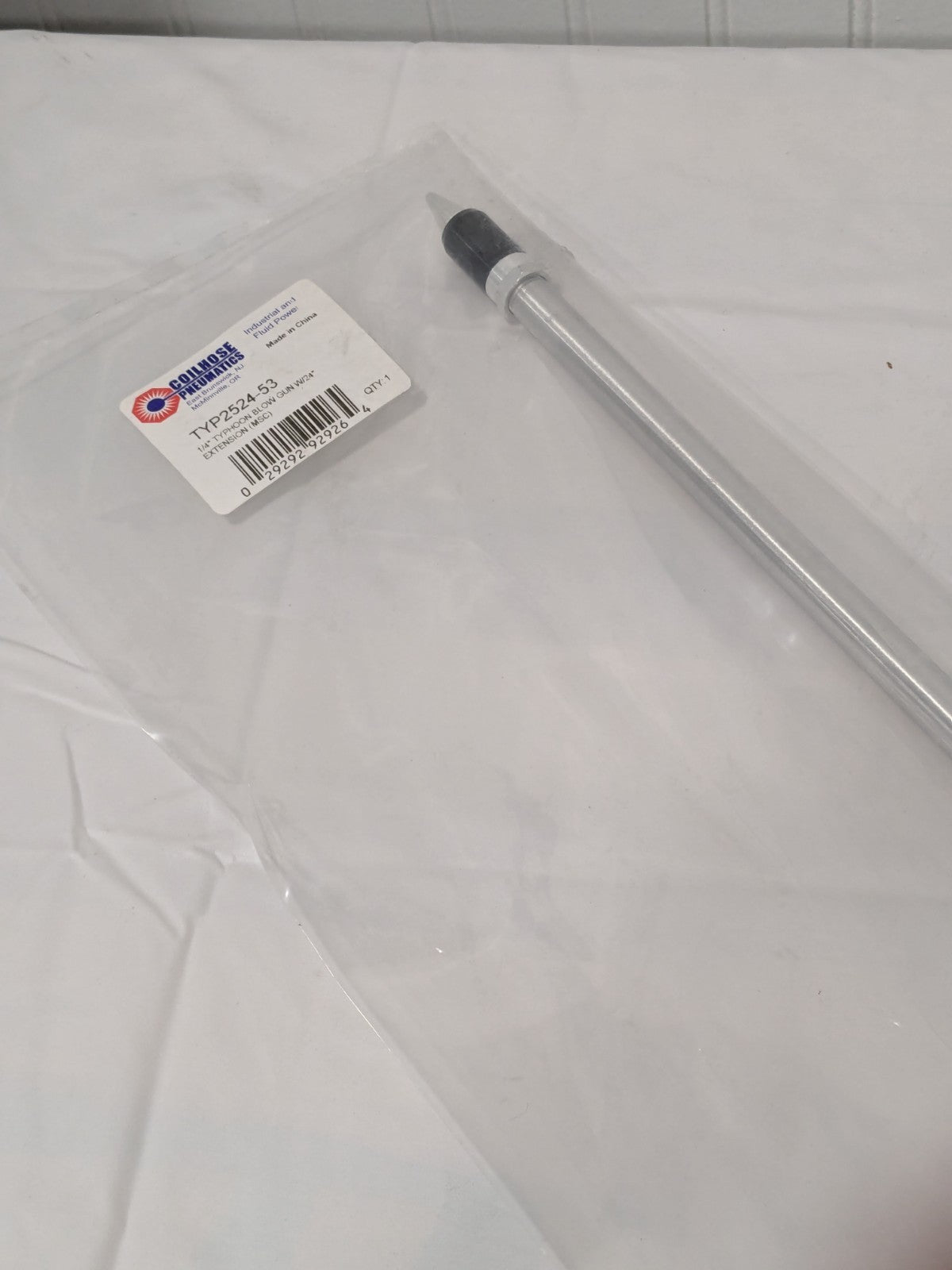 Coilhose 24" Air Blow Gun: High Force Aluminum Tip, Pistol Grip TYP2524-53