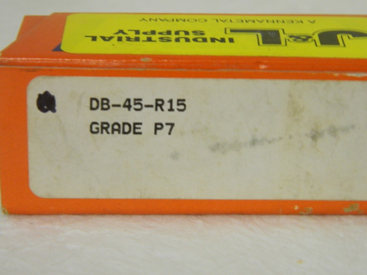 Kennametal Carbide Grinding Insert DB-45-R15 P7 QTY 5