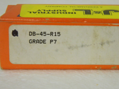 Kennametal Carbide Grinding Insert DB-45-R15 P7 QTY 5