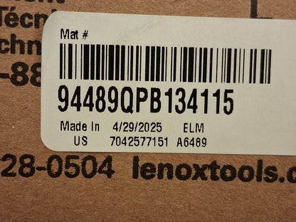 Lenox Welded Bandsaw Blade 13Ft 6" Long x 1-1/4" Wide x 4 to 6 TPI 94489QPB13411