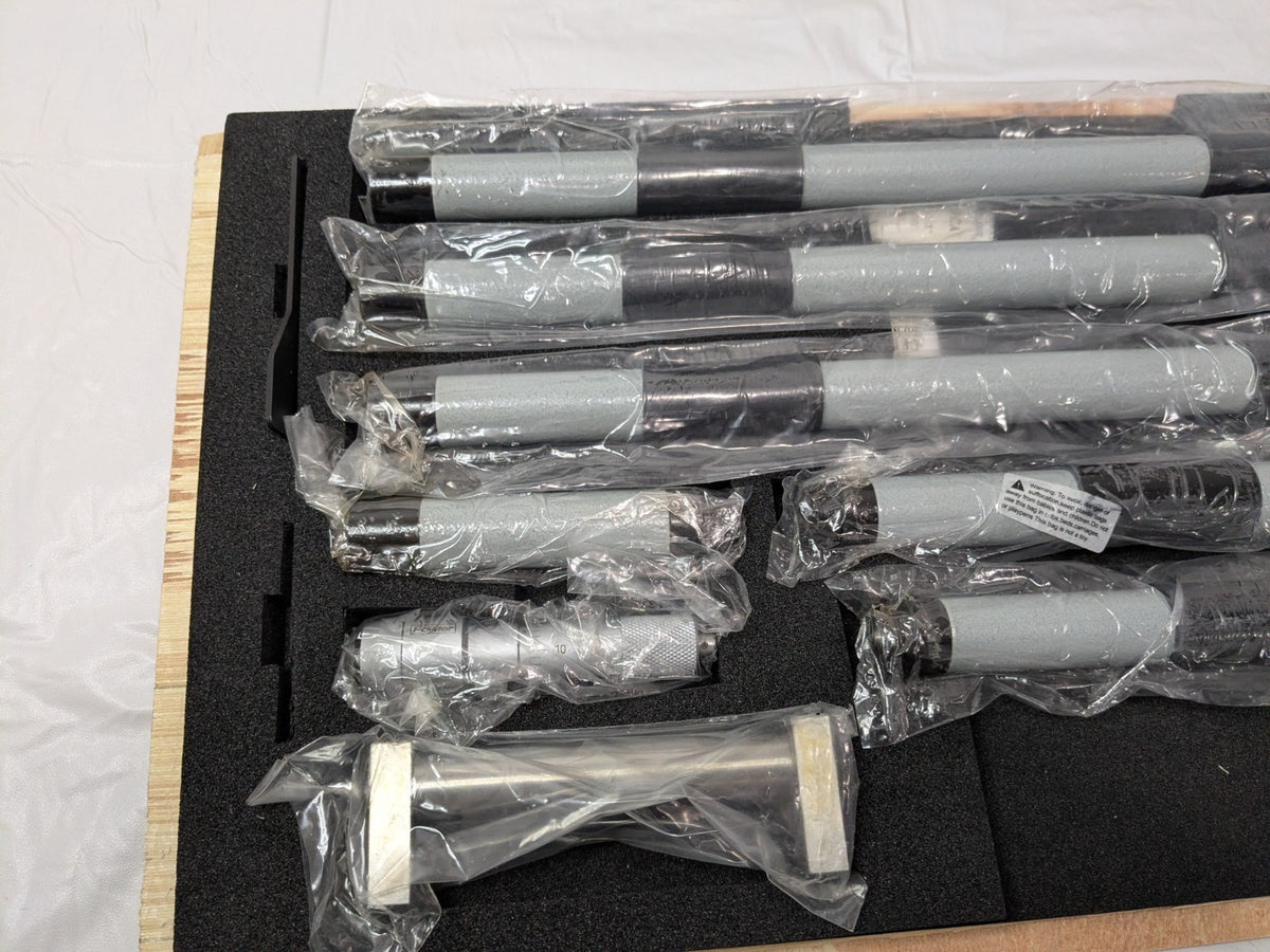 Fowler Inside Micrometer Set 4" to 80" 0.001" Grad 52-243-480-1 INCOMPLETE