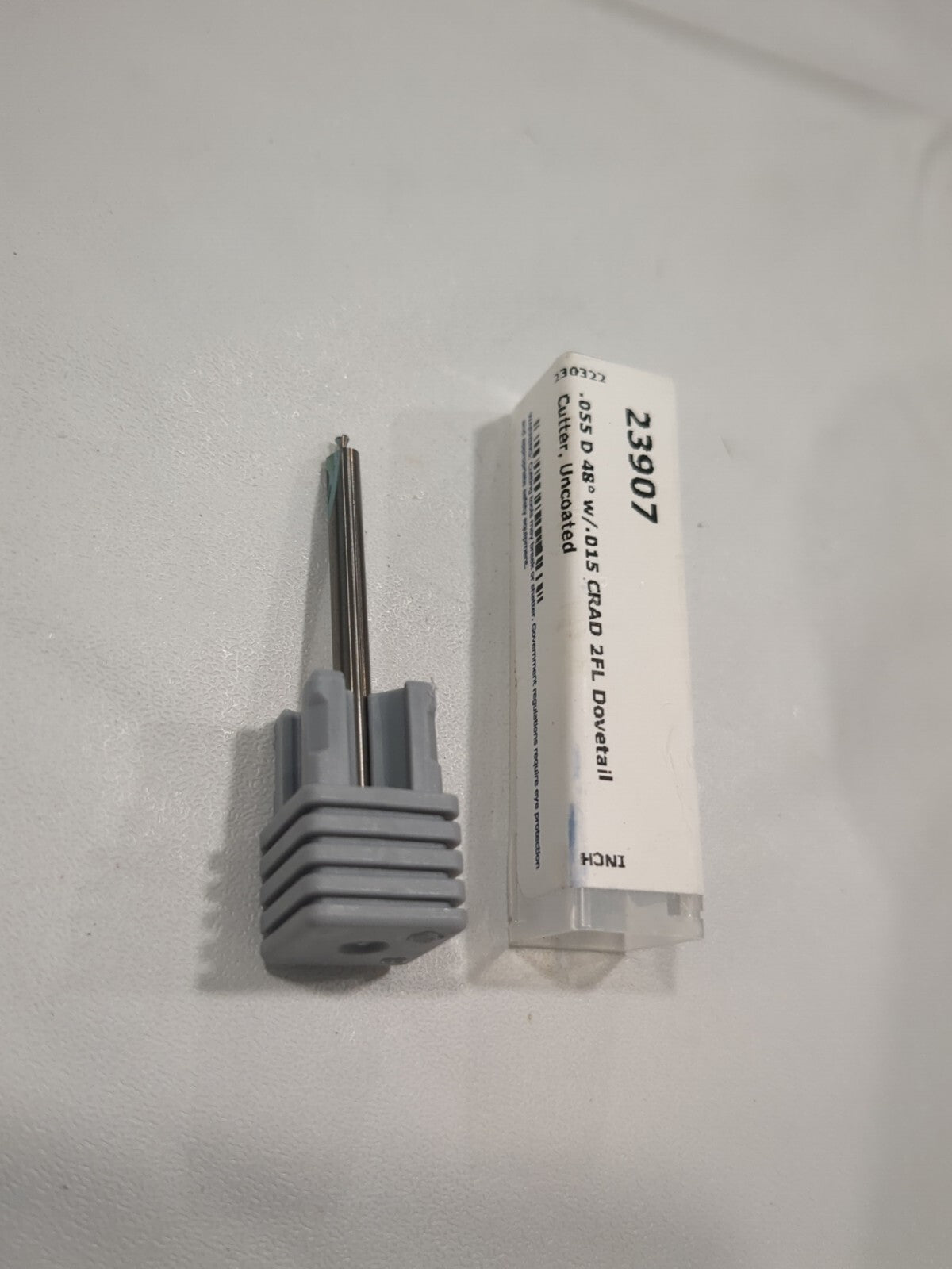 HARVEY TOOL Dovetail Cutter: 48 °, 0.055" Cut Dia Solid Carbide 23907