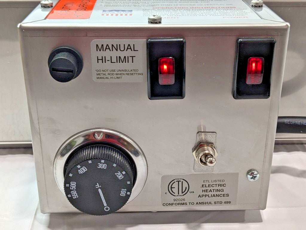 Valad Electric Heating Ind Hot Plate 12"L x 12"W x 6"H 110/120V HP12X12-11.5-1