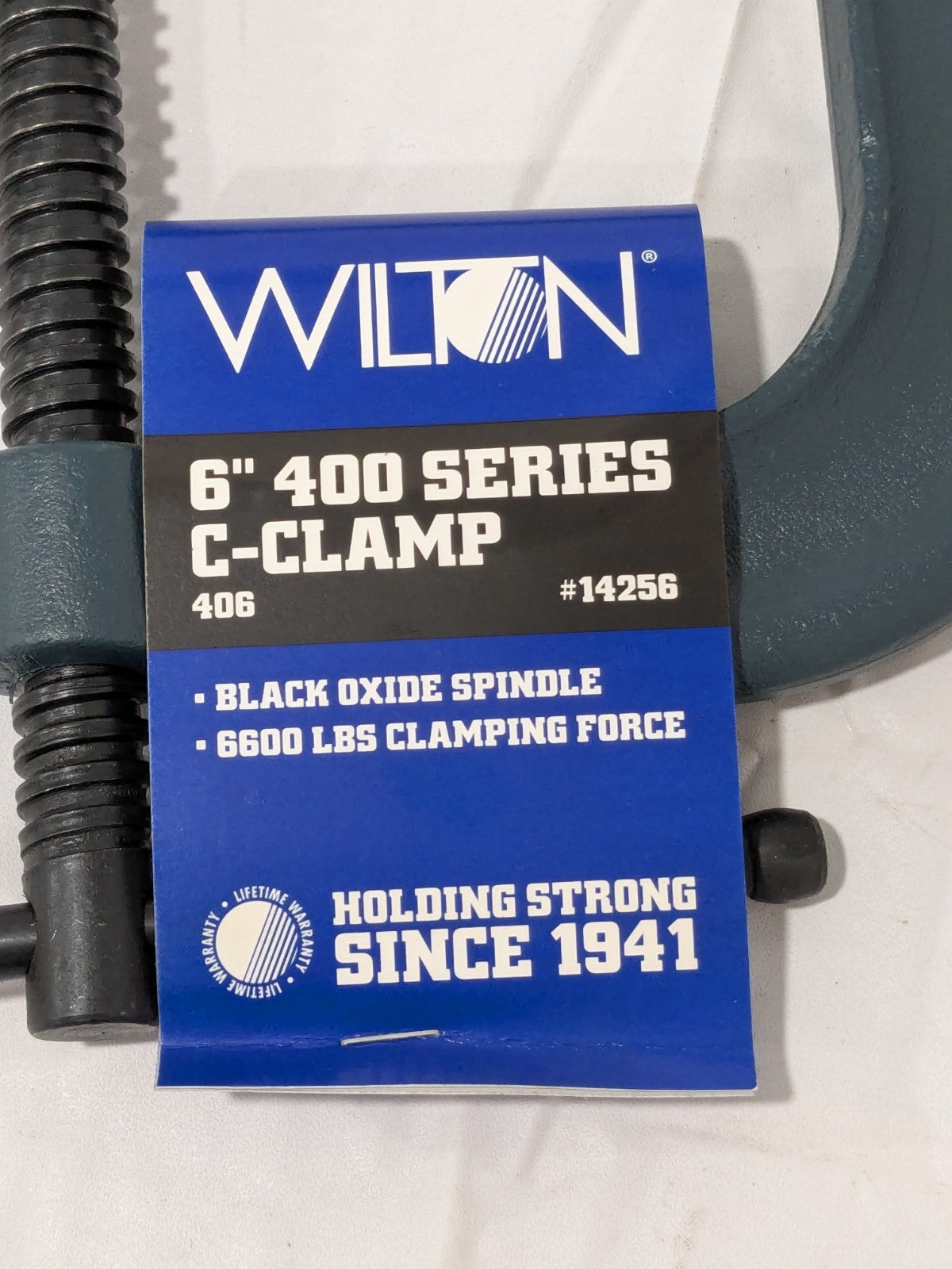 WILTON C-Clamp: 6-1/16" Max Opening, 4-1/8" Throat Depth 14256