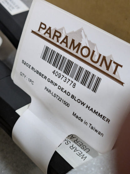 Paramount Dead Blow Hammer 52 oz, Qty 4 PAR-LST221500