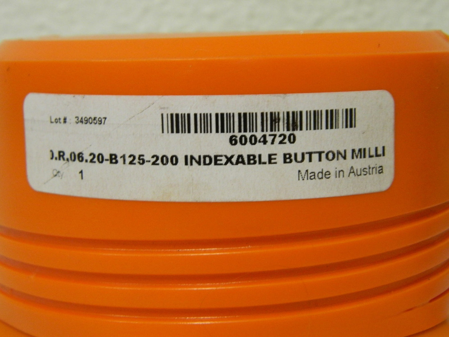 Hertel Indexable Button Milling Cutter 0.R.06.20-B125-200 6004720