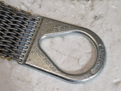 Lift-All Roughneck Wire Mesh Sling 4 Ft. x 6 In. Triangle and Choker 6T110X4