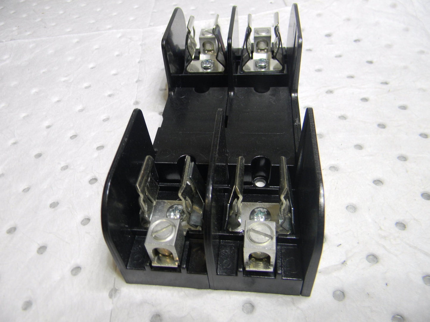 Mersen 2-Pole Fuse Block for 600V 31 to 60 amp Class K & H Fuses Lot of 5 60607