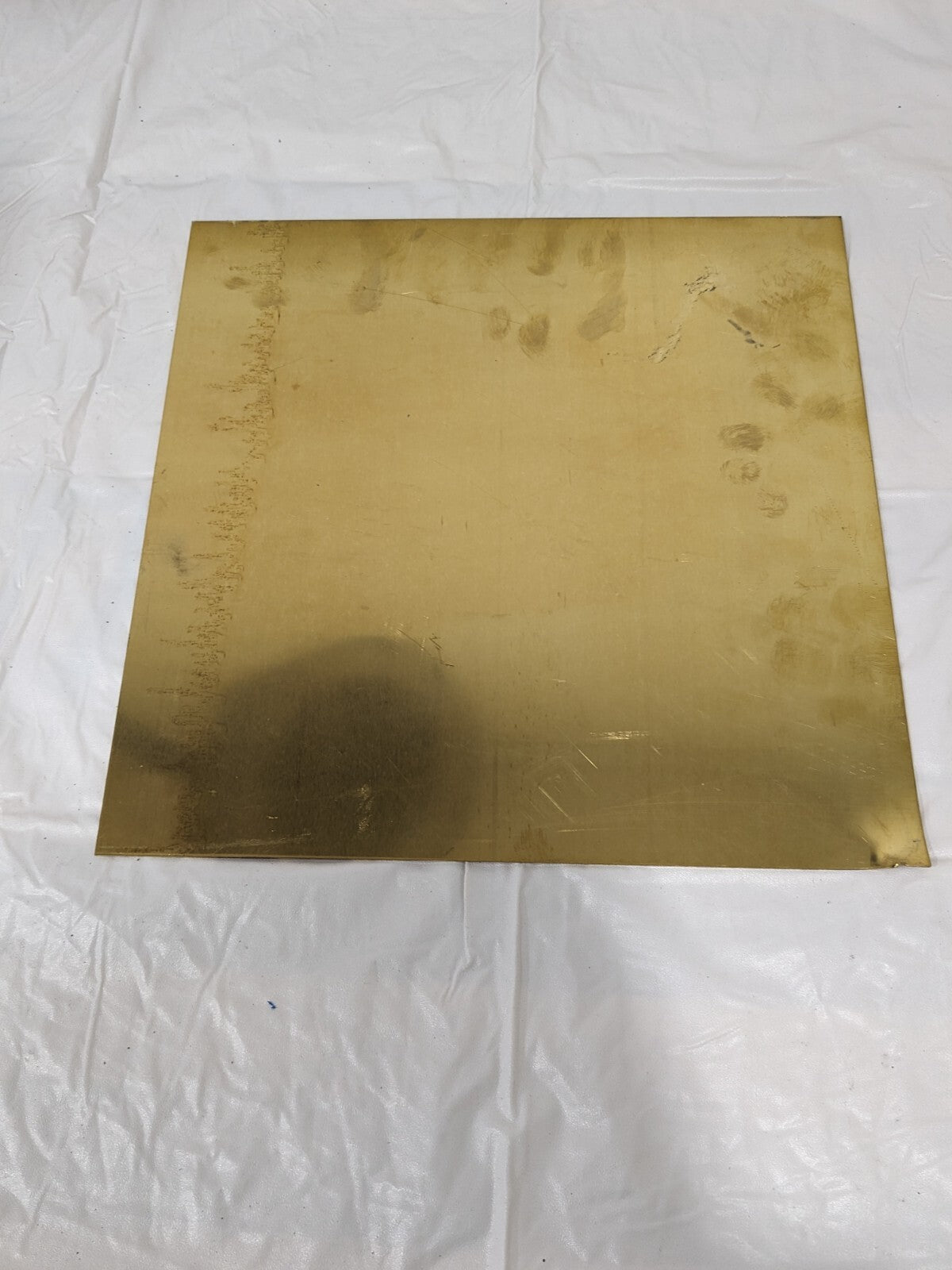 Brass Sheet 0.064 Inch Thick x 12 Inch Wide x 12 Inch Long XCUFLR071611x1
