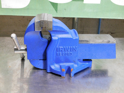 Irwin Bench Vise 4" Jaw Width 2-3/4" Throat Depth 3