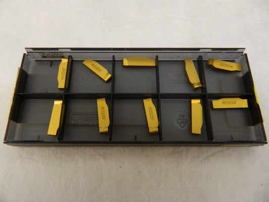 SANDVIK COROMANT Profiling Insert: N123F1 S205, Solid Carbide Qty10  8003646