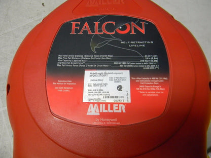 Miller Self Retracting Lifeline 400 lbs cap 20' Galvanized Wire Rope MP20GZ