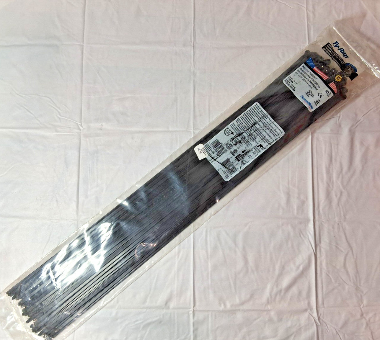 Thomas & Betts Nylon Standard Cable Ties 30" 0.27" Dia QTY 50 TY529MX