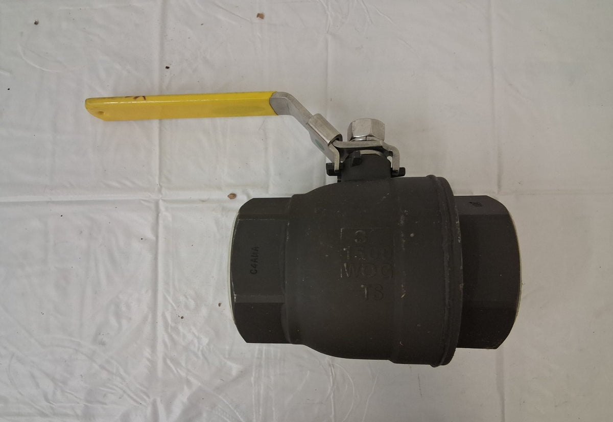 Sharpe 3" NPT Threaded Steel Ball Valve w/ Locking Handle SMCSV50M76030