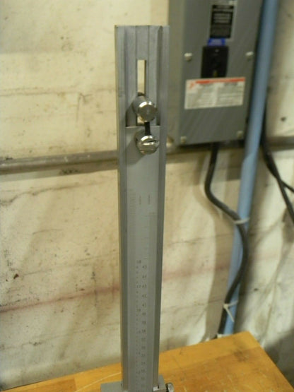 Vernier Height Gage 18"/450mm Max. Measuring Range Steel Satin Chrome Finsh