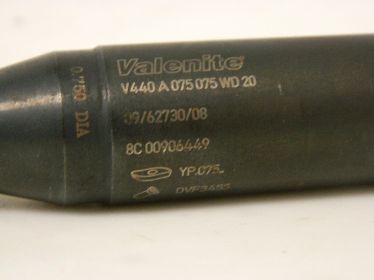 Valenite Indexible Ball Nose End Mill 3/4 Dia 1 Shank Dia 4.5 OAL 62532