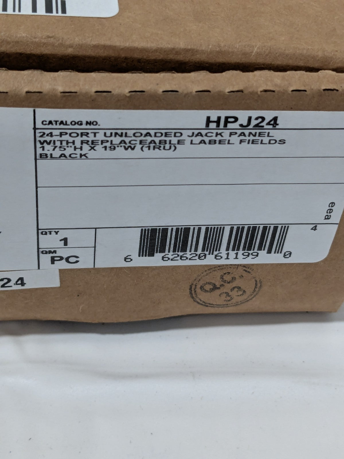 Hubbell Udx-series Shielded Patch Panel 24 Port 1 Rack Units 1.75in. H HPJ24
