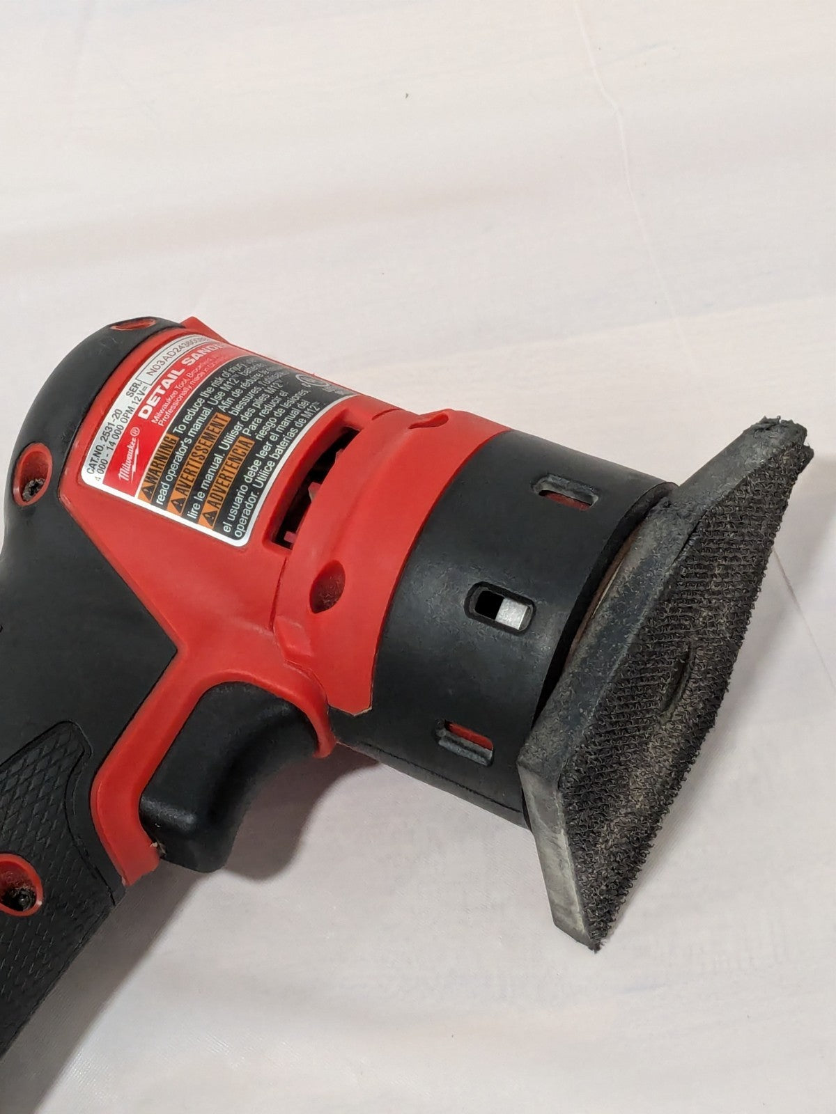 Milwaukee Tool M12 FUEL Orbital Detail Sander 2531-20 TOOL ONLY