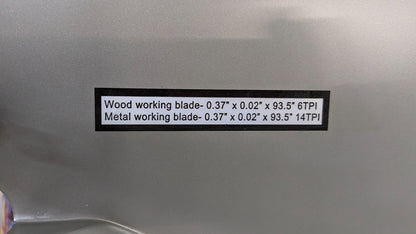 JET 14" Metal & Wood Vertical Bandsaw J-8201K 115/230V 1HP  Step Pulley/Gearbox